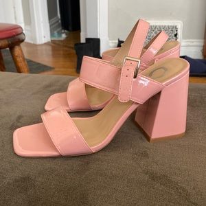 Target Pink Chunky Heels